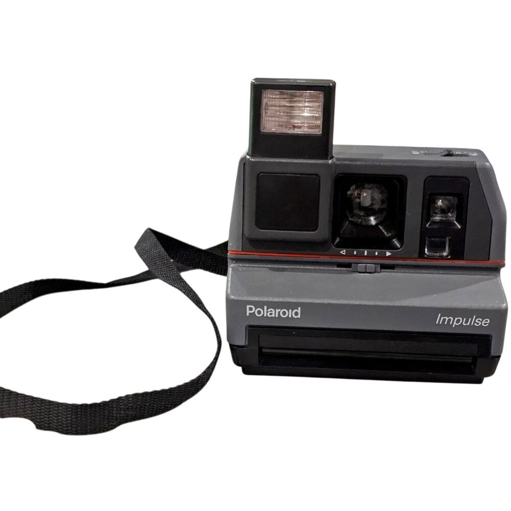 VTG Polaroid Camera 600 Impulse Instant Untested W Film Dead‎ Battery Retro